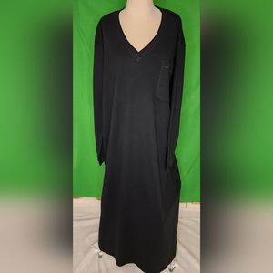 Donna Karan Vintage 1994 31731 full length Night Dress Size S Black